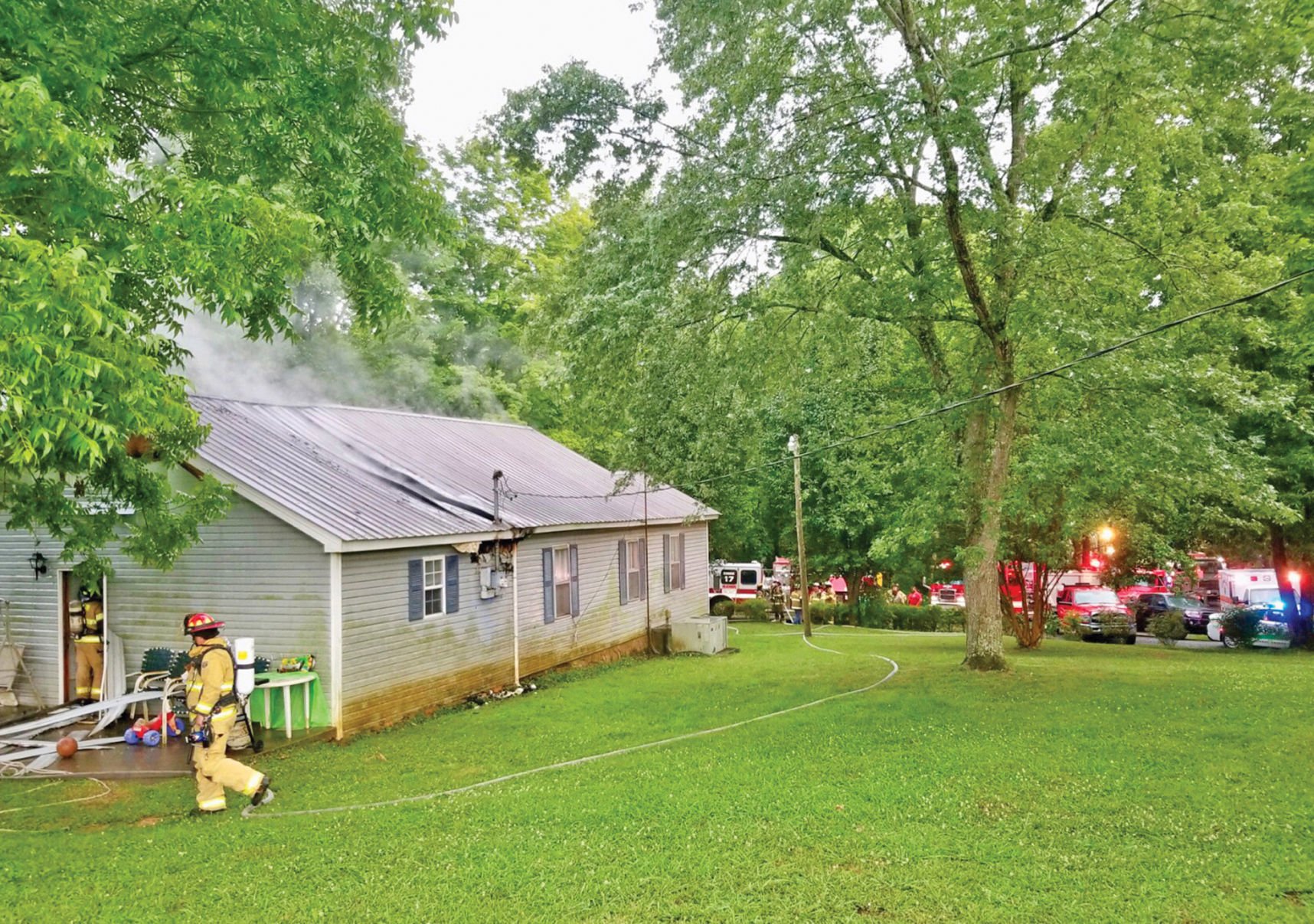 House fire in Madisonville